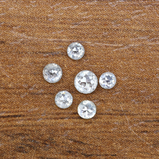 0.35 Carat Natural White Round Rose Cut Diamond | 2.00-2.70MM Loose Diamond for Custom Wedding Rings & Vintage Engagement Jewelry - JayKrishna Diamond