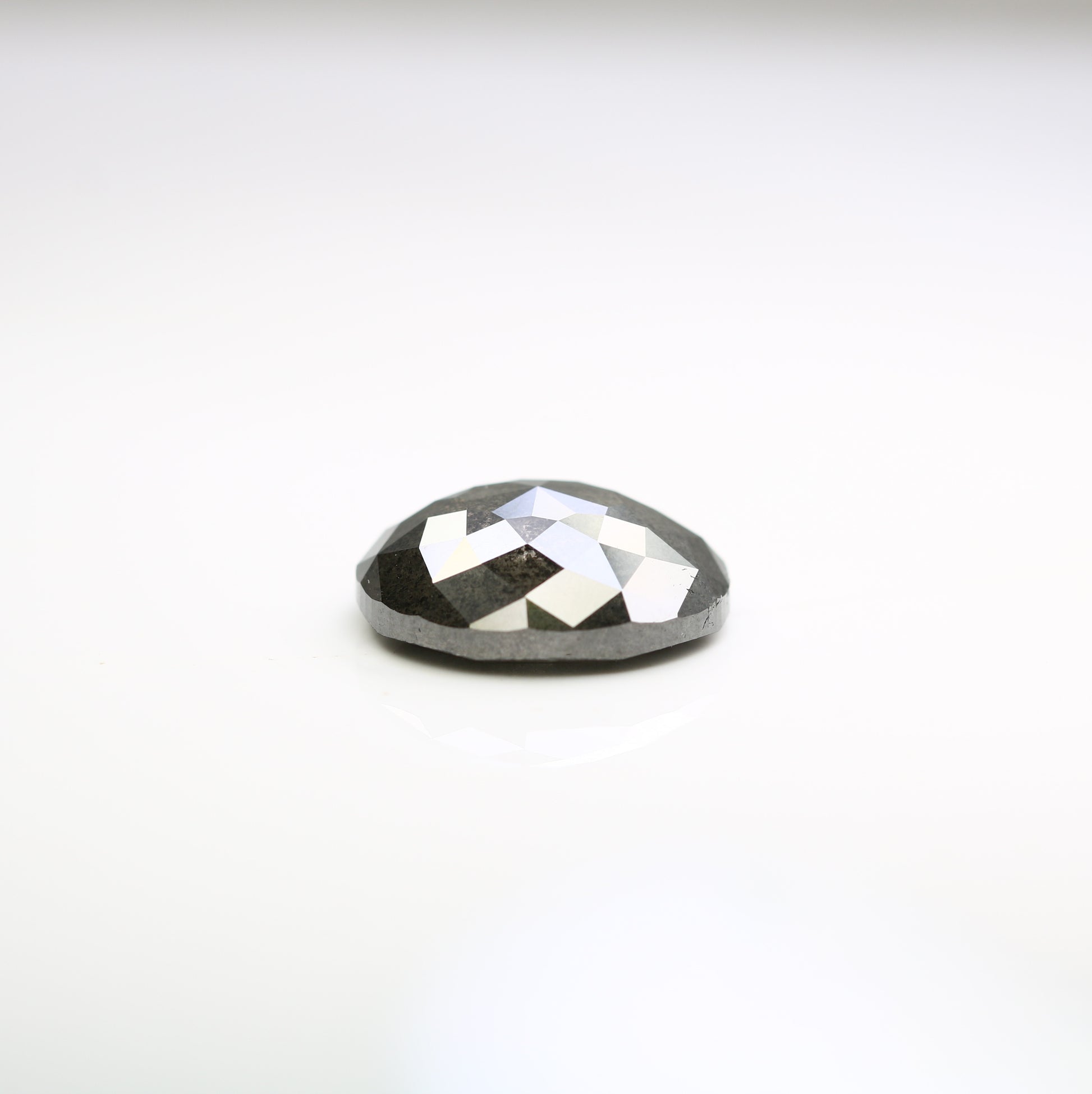 6.24 CT Salt And Pepper Oval Cut Diamond For Engagement Ring - JayKrishna Diamond