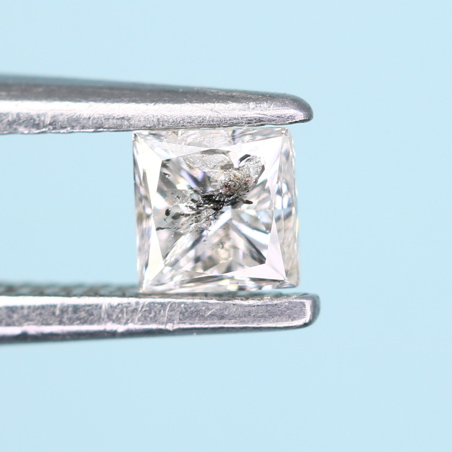 0.19 CT Princess Shape Salt And Pepper Diamond For Engagement Ring, Necklaces, Promise Rings, Earrings, and Bracelets Gift For Anniversary - JayKrishna Diamond