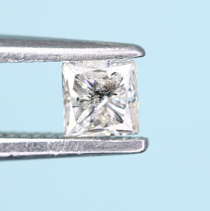 0.19 CT Princess Shape Salt And Pepper Diamond For Engagement Ring, Necklaces, Promise Rings, Earrings, and Bracelets Gift For Anniversary - JayKrishna Diamond