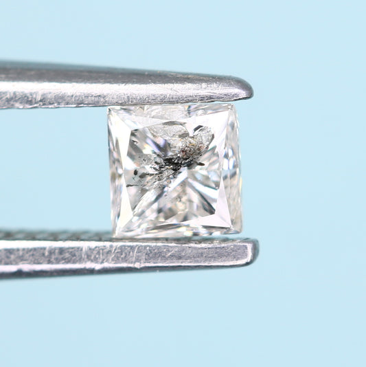 0.19 CT Princess Shape Salt And Pepper Diamond For Engagement Ring, Necklaces, Promise Rings, Earrings, and Bracelets Gift For Anniversary - JayKrishna Diamond