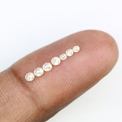 0.46 Carat Light Yellow Rose Cut Diamond | Loose Round Natural Diamond for Wedding or Engagement Ring - JayKrishna Diamond
