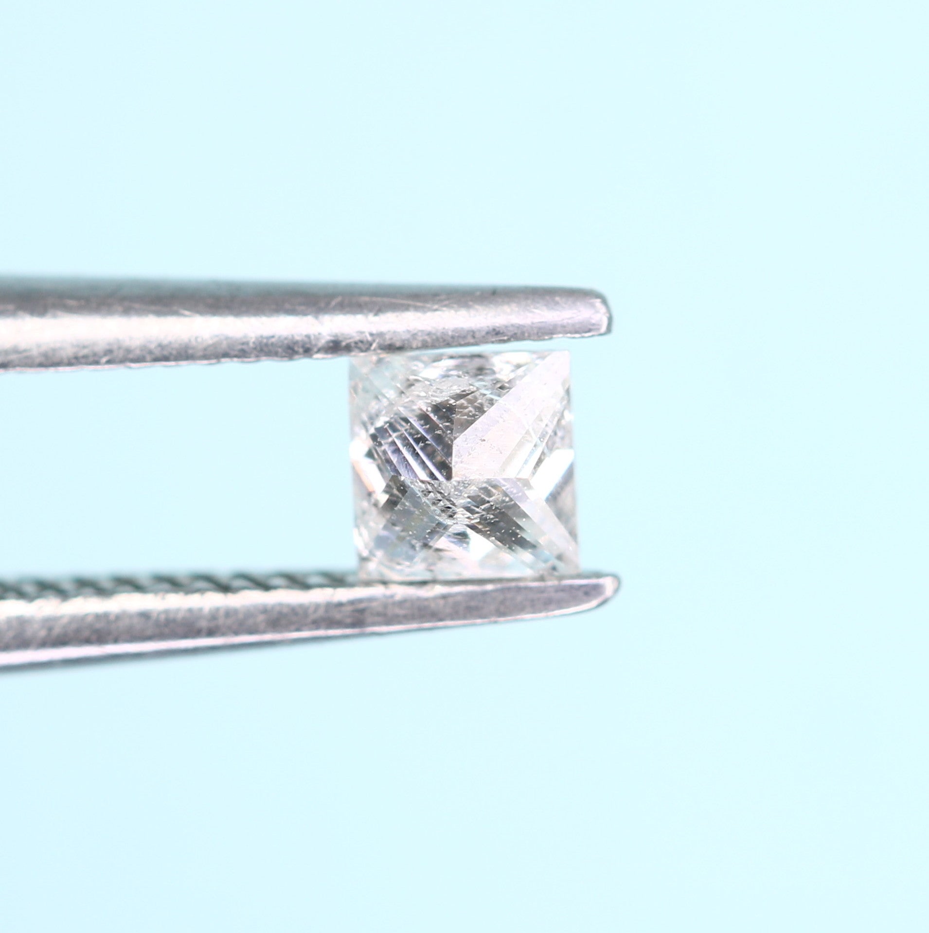 0.19 CT Salt and Pepper Princess Shape Diamond – Perfect for Engagement Rings, Necklaces, Promise Rings, Earrings & Anniversary Bracelet Gifts - JayKrishna Diamond