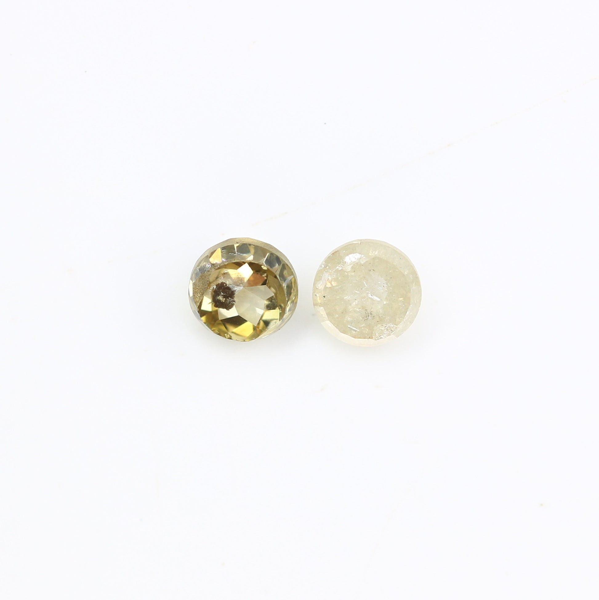 0.65 CT Fancy Natural Loose Round Rose Cut Diamond (3.90 MM) for Galaxy Ring - Unique Gemstone for Celestial-Inspired Jewelry Design - JayKrishna Diamond