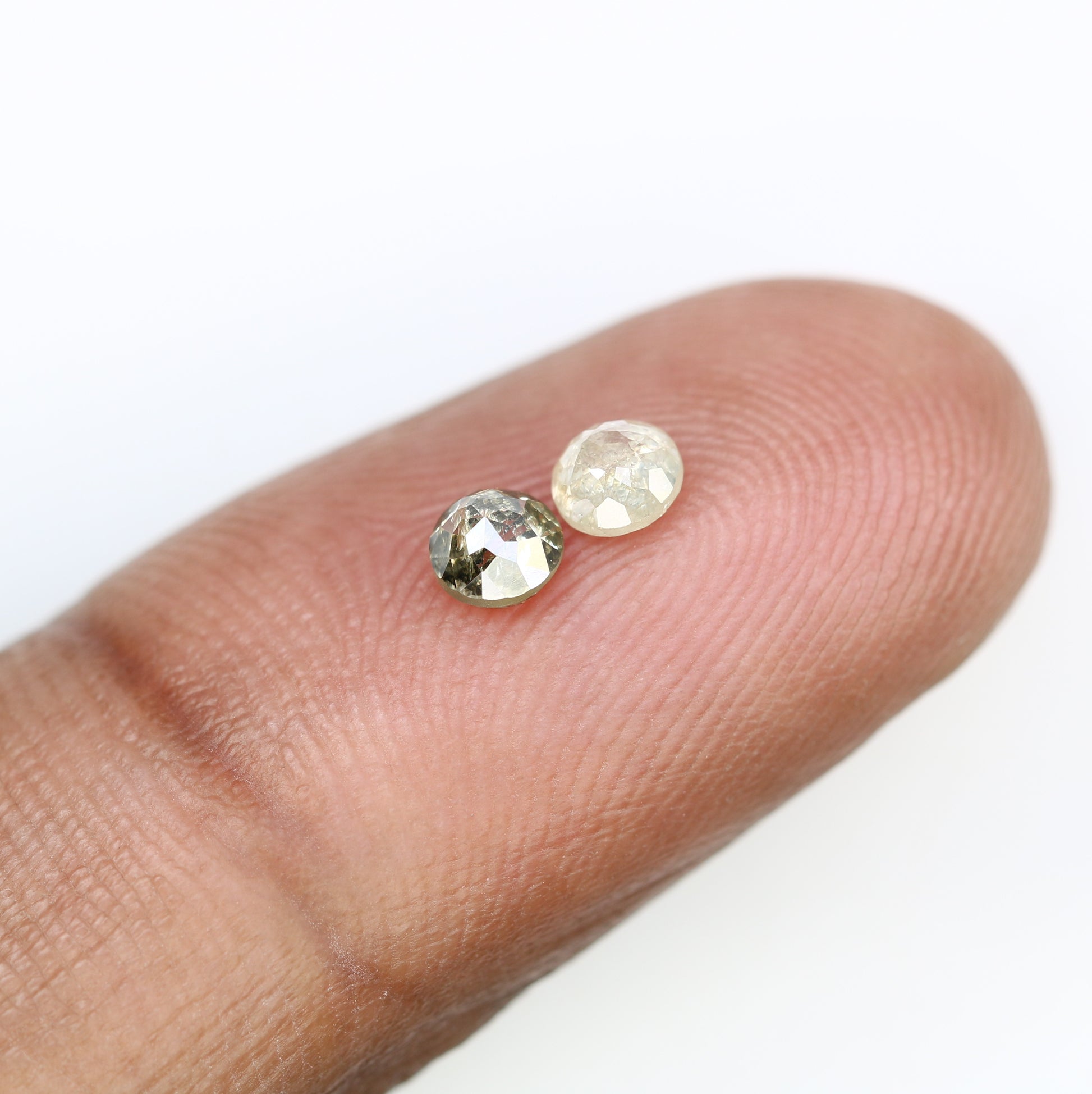0.65 CT Fancy Natural Loose Round Rose Cut Diamond (3.90 MM) for Galaxy Ring - Unique Gemstone for Celestial-Inspired Jewelry Design - JayKrishna Diamond
