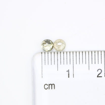 0.65 CT Fancy Natural Loose Round Rose Cut Diamond (3.90 MM) for Galaxy Ring - Unique Gemstone for Celestial-Inspired Jewelry Design - JayKrishna Diamond