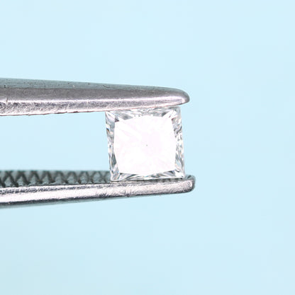 0.18 CT Princess Cut Salt and Pepper Diamond - Perfect for Engagement Rings, Necklaces, Earrings, and Custom Jewelry - JayKrishna Diamond