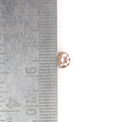 0.61 CT Half Moon Red Diamond for an Engagement Necklace: Custom Handmade Half Moon Ring Design - JayKrishna Diamond