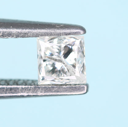 0.18 CT Princess Shape Salt and Pepper Diamond - Perfect for Engagement Rings, Necklaces, Promise Rings, Earrings, and Anniversary Gifts - JayKrishna Diamond