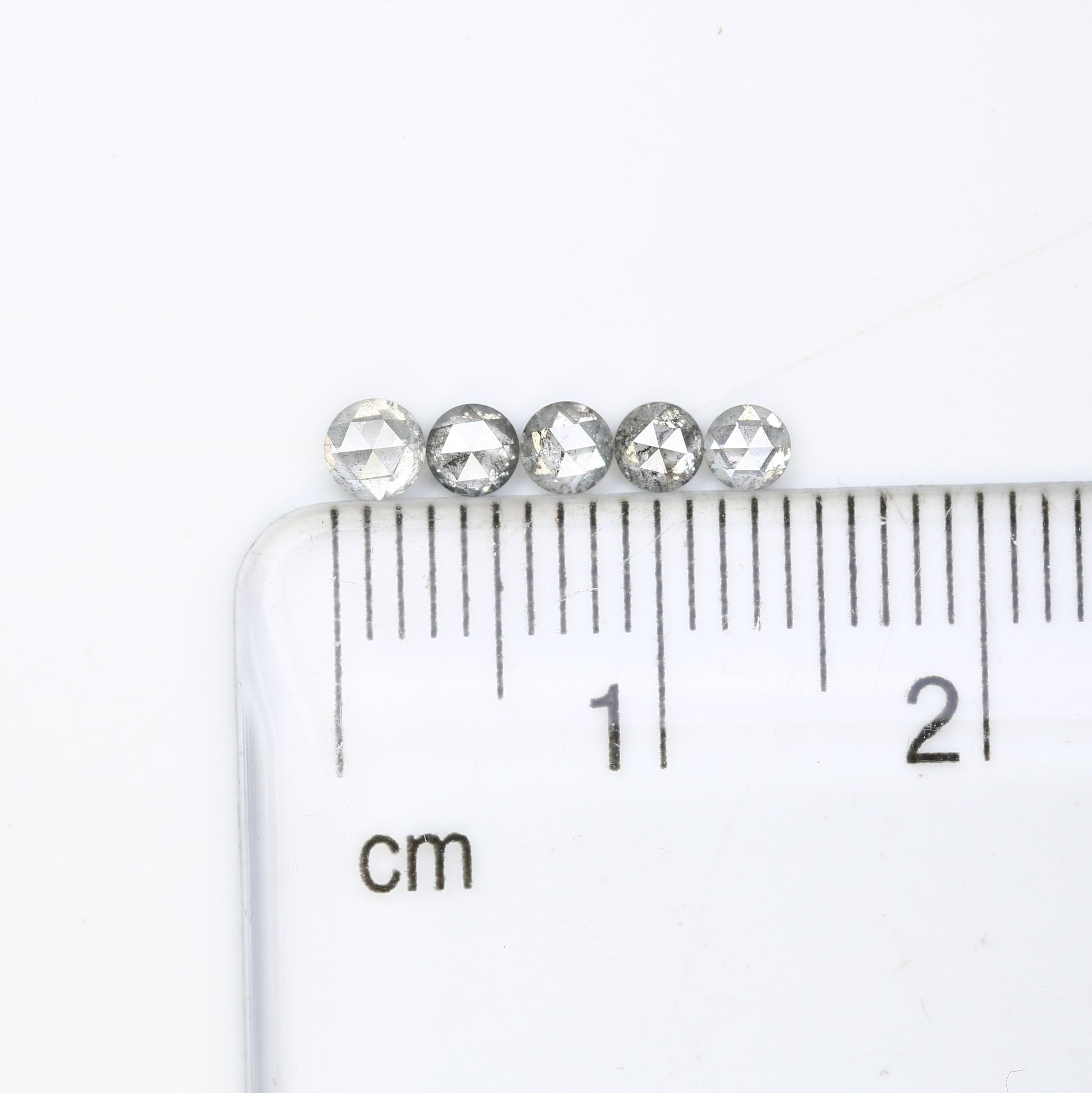 0.64 CT Natural Round Salt and Pepper Loose Rose Cut Diamond for a Stunning Engagement Ring: Unique Gemstone Jewelry Piece - JayKrishna Diamond