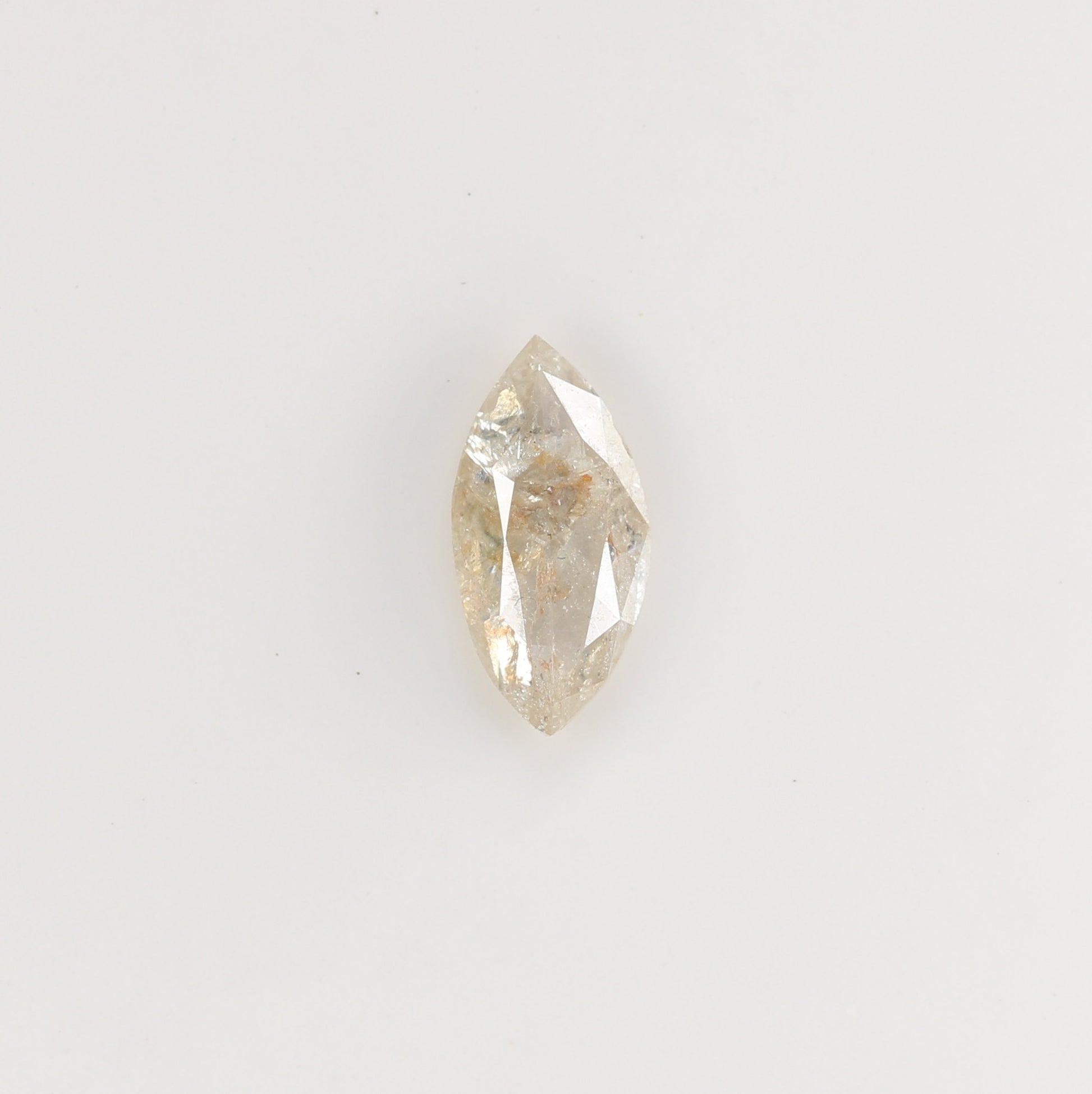 0.37 CT Marquise Shape Peach Diamond | Loose Natural Gemstone for Wedding Rings, Custom Necklaces & Unique Solitaire Jewelry - JayKrishna Diamond