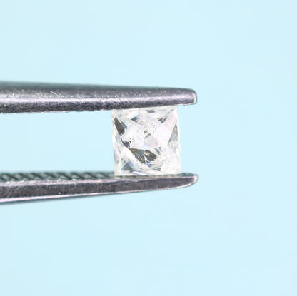 0.18 CT Princess Shape Salt and Pepper Diamond - Perfect for Engagement Rings, Necklaces, Promise Rings, Earrings, and Anniversary Gifts - JayKrishna Diamond