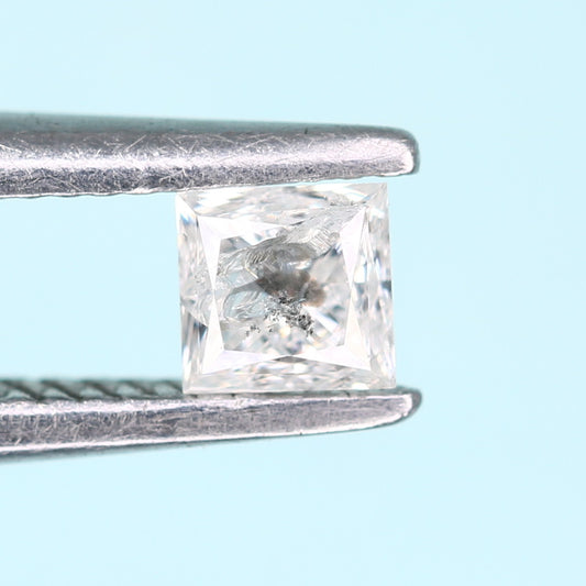 0.20 CT Princess Shape Salt and Pepper Diamond – Elegant Choice for Engagement Rings, Necklaces, Promise Rings, Earrings & Anniversary Gifts - JayKrishna Diamond