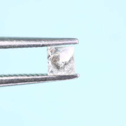 0.20 CT Princess Shape Salt and Pepper Diamond – Elegant Choice for Engagement Rings, Necklaces, Promise Rings, Earrings & Anniversary Gifts - JayKrishna Diamond