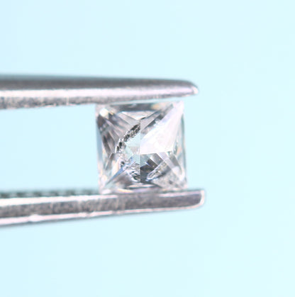 0.23 CT Salt and Pepper Princess Cut Diamond – Ideal for Engagement Rings - JayKrishna Diamond