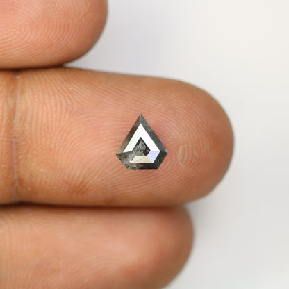 1.09 Carat Diamond Cut Natural Salt And Pepper Diamond For Engagement Ring - JayKrishna Diamond