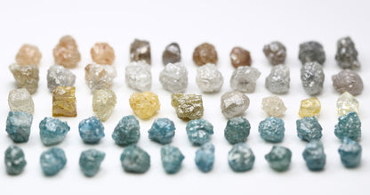 0.46 CT To 1.35 CT Natural Multi Color Raw Uncut Rough Diamonds - JayKrishna Diamond
