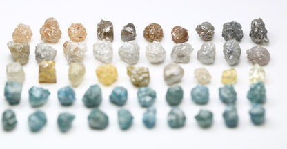 0.46 CT To 1.35 CT Natural Multi Color Raw Uncut Rough Diamonds - JayKrishna Diamond