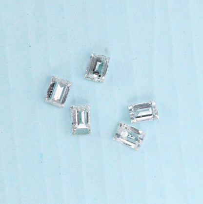 0.26 CT Salt and Pepper Baguette Shape Diamond – Ideal for Engagement Rings | Unique Salt and Pepper Baguette Diamond Jewelry - JayKrishna Diamond