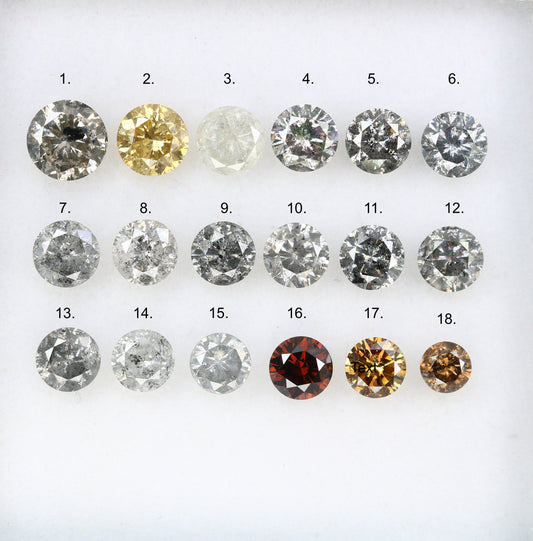 0.20 CT to 0.67 CT Natural Loose Round Brilliant Cut Multi-Color Diamonds – Perfect for Engagement Rings, Necklaces, Earrings & Bracelets - JayKrishna Diamond