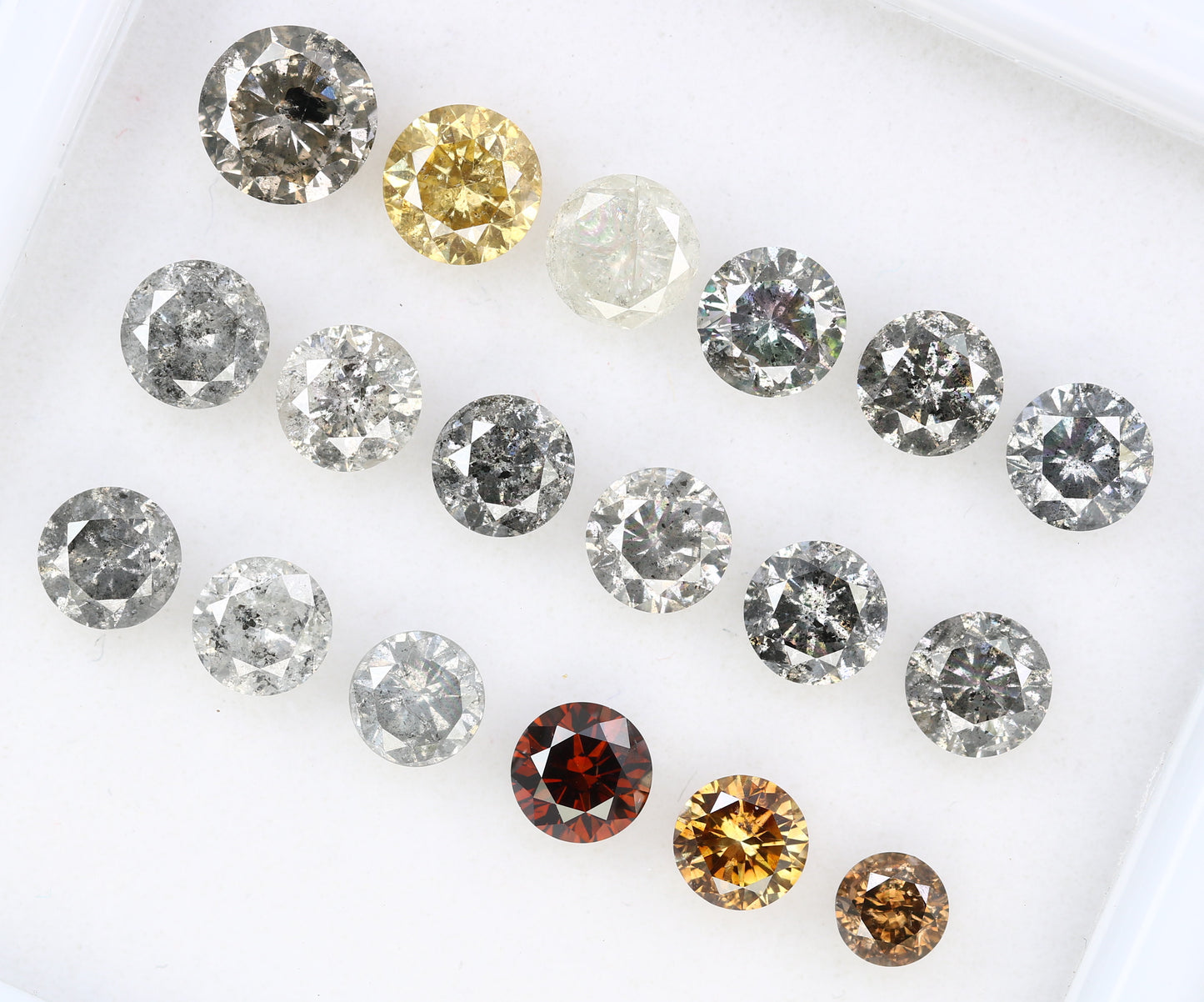 0.20 CT to 0.67 CT Natural Loose Round Brilliant Cut Multi-Color Diamonds – Perfect for Engagement Rings, Necklaces, Earrings & Bracelets - JayKrishna Diamond