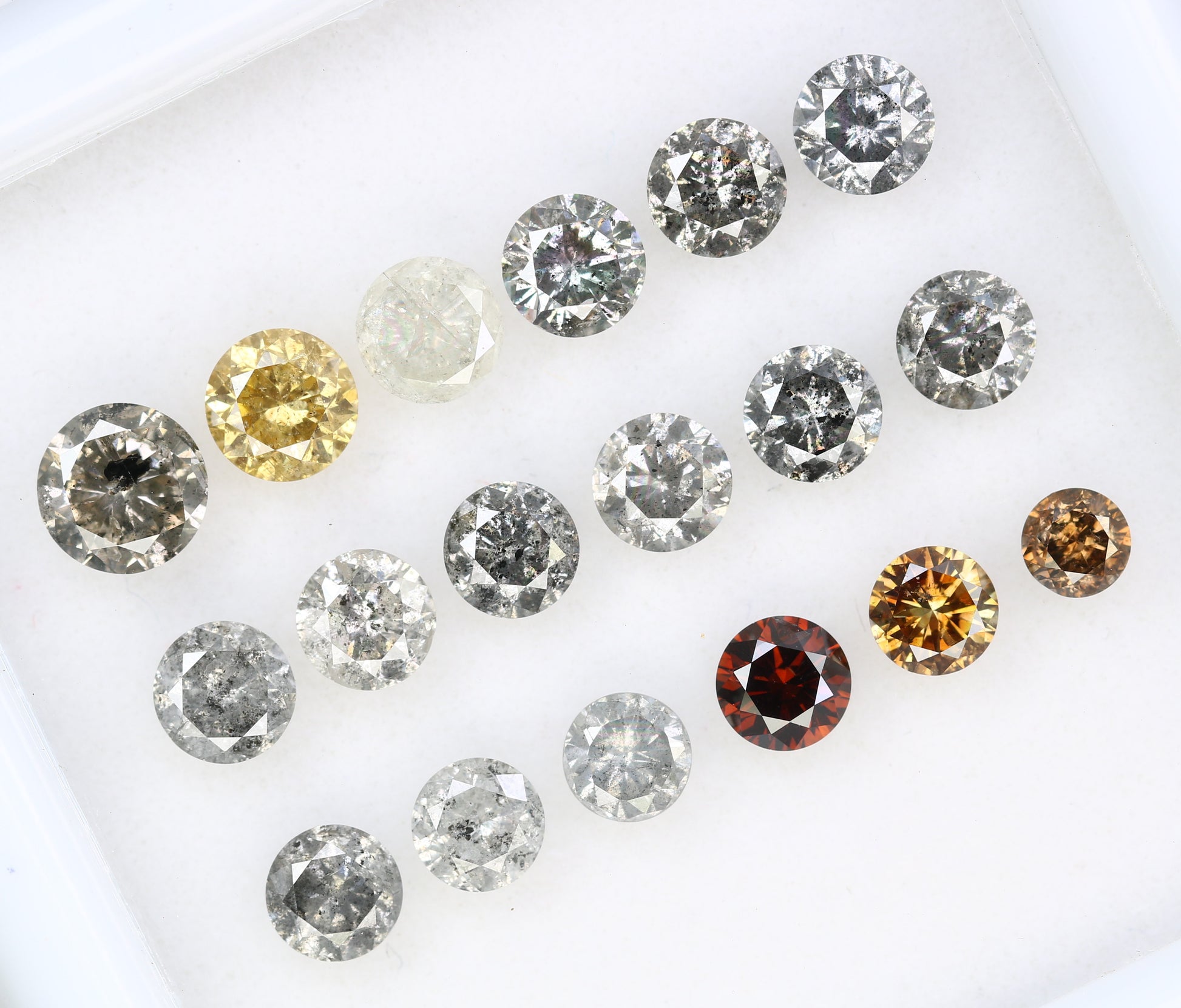 0.20 CT to 0.67 CT Natural Loose Round Brilliant Cut Multi-Color Diamonds – Perfect for Engagement Rings, Necklaces, Earrings & Bracelets - JayKrishna Diamond