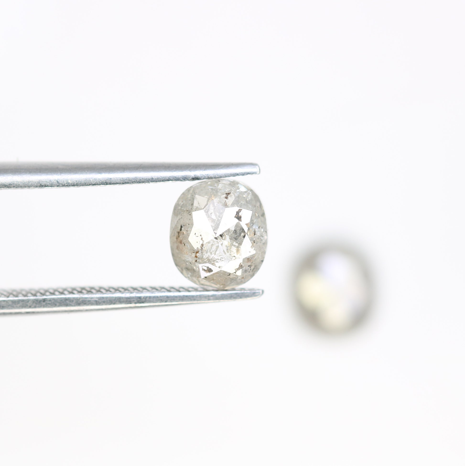 1.67 Carat Oval Shape Loose Salt And Pepper Diamond Pair For Galaxy Ring - JayKrishna Diamond
