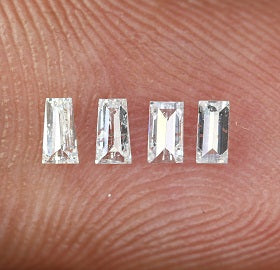 0.27 CT Salt and Pepper Baguette Cut Diamond – Perfect for Engagement Rings | Distinctive Salt and Pepper Baguette Diamond - JayKrishna Diamond