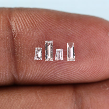 0.29 CT Salt and Pepper Baguette Cut Diamond – Perfect for Engagement Rings | Distinctive Salt and Pepper Baguette Diamond Jewelry - JayKrishna Diamond