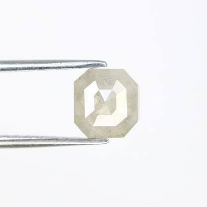 1.38 CT 6.70 MM Emerald Shape Grey Diamond For Diamond Jewelry - JayKrishna Diamond