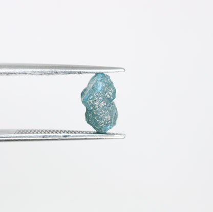 2.01 CT Blue Uncut Rough Diamond For Engagement Ring - JayKrishna Diamond