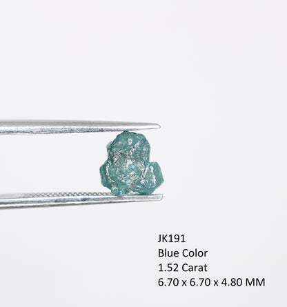 1.52 CT Uncut Rough Blue Diamond For Engagement Ring - JayKrishna Diamond