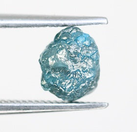 1.40 CT Uncut Rough Blue Raw Diamond For Engagement Ring - JayKrishna Diamond