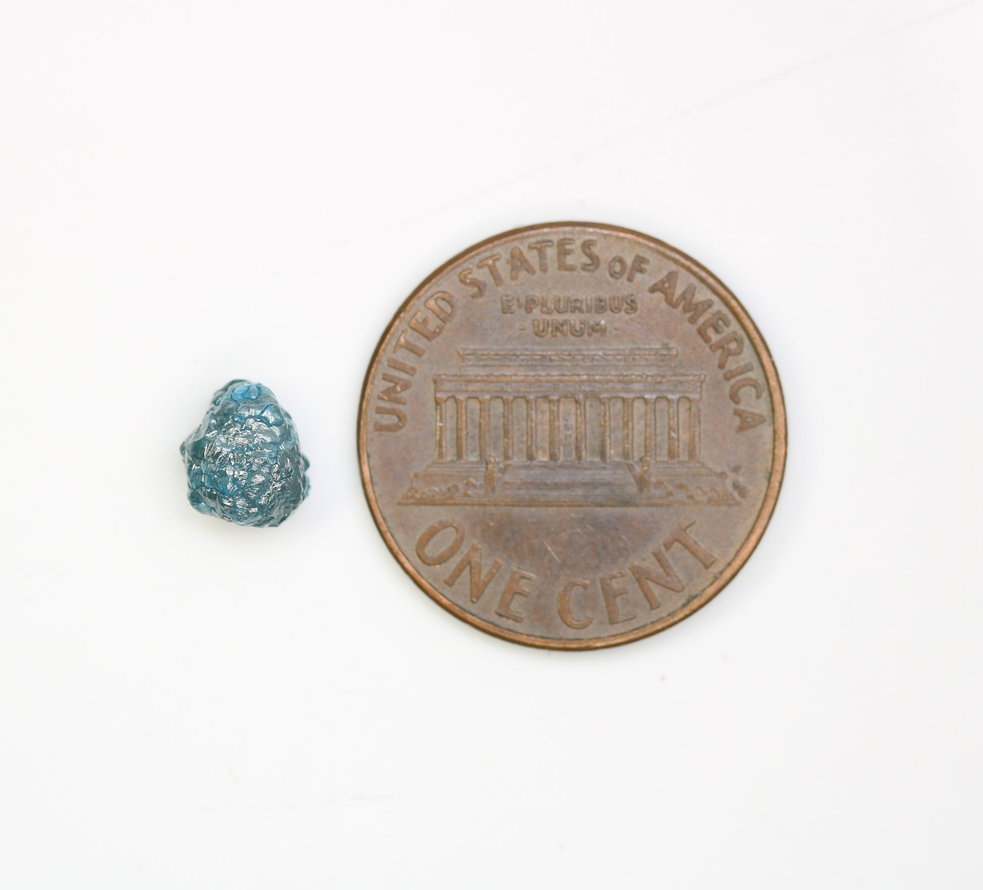 1.40 CT Uncut Rough Blue Raw Diamond For Engagement Ring - JayKrishna Diamond