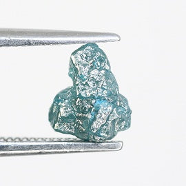 1.02 CT Irregular Cut Rough Blue Raw Diamond For Engagement Ring - JayKrishna Diamond