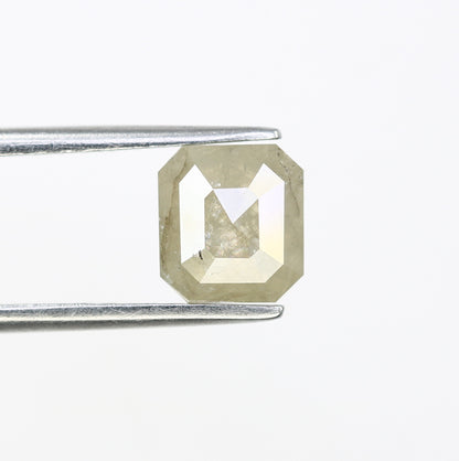 1.48 CT Grey Emerald Cut Natural Diamond For Diamond Jewelry - JayKrishna Diamond