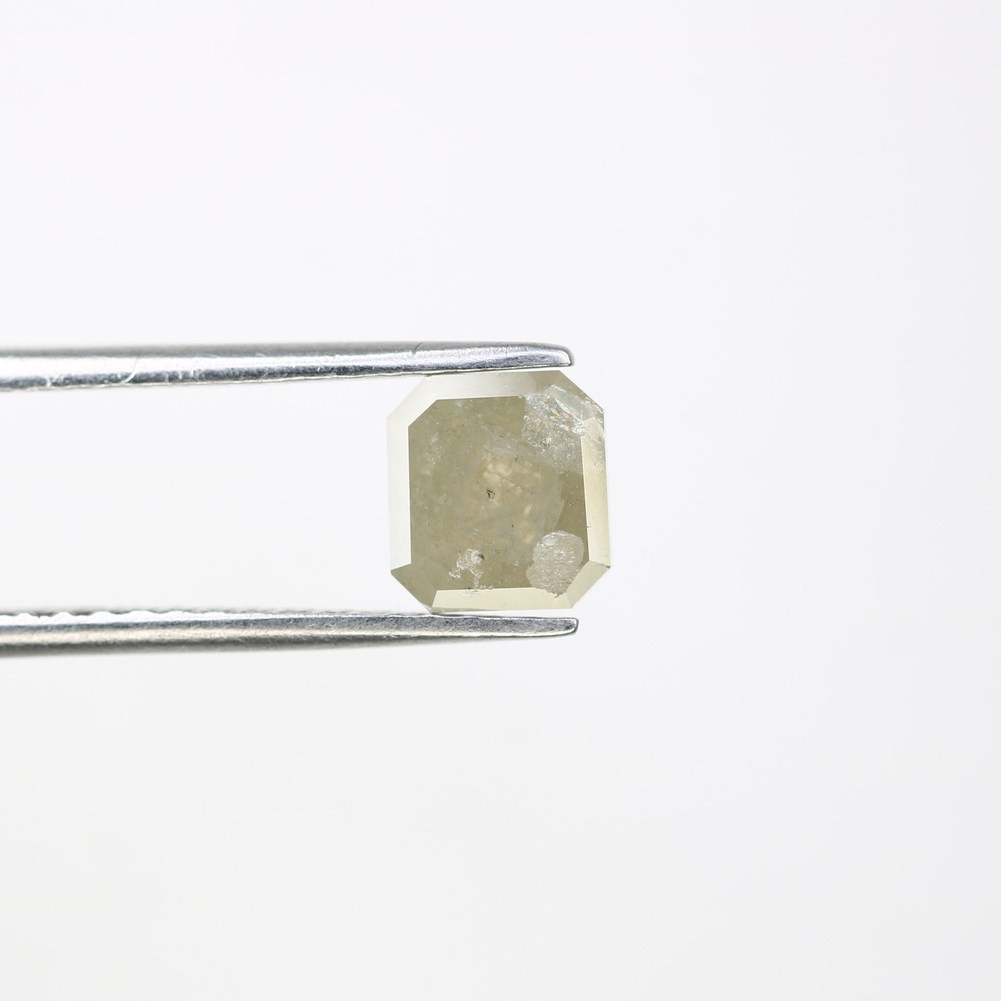 1.48 CT Grey Emerald Cut Natural Diamond For Diamond Jewelry - JayKrishna Diamond
