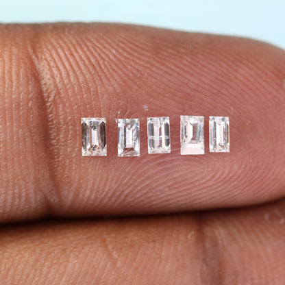 Unique 0.42 CT Baguette Cut Salt & Pepper Diamond | Perfect for Engagement Rings - JayKrishna Diamond