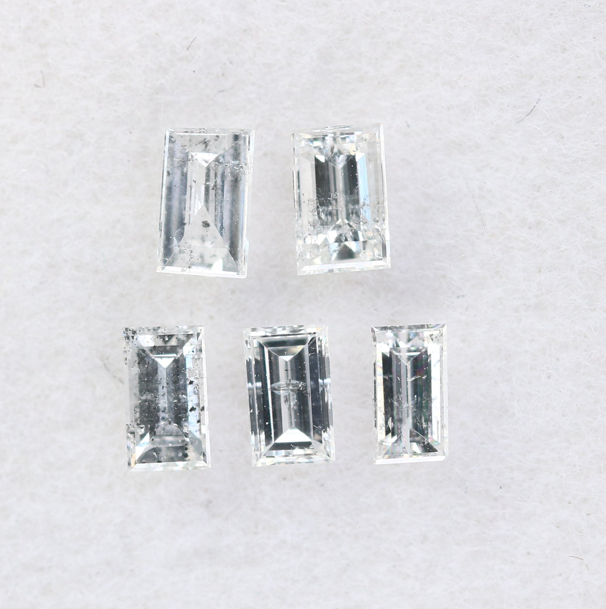 Unique 0.42 CT Baguette Cut Salt & Pepper Diamond | Perfect for Engagement Rings - JayKrishna Diamond