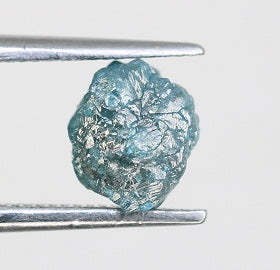 1.32 CT Raw Rough Blue  Irregular Cut Diamond For Engagement Ring - JayKrishna Diamond