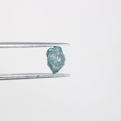 1.32 CT Raw Rough Blue  Irregular Cut Diamond For Engagement Ring - JayKrishna Diamond