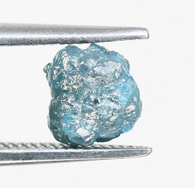 1.31 CT Raw Blue Rough Irregular Cut Diamond For Engagement Ring - JayKrishna Diamond