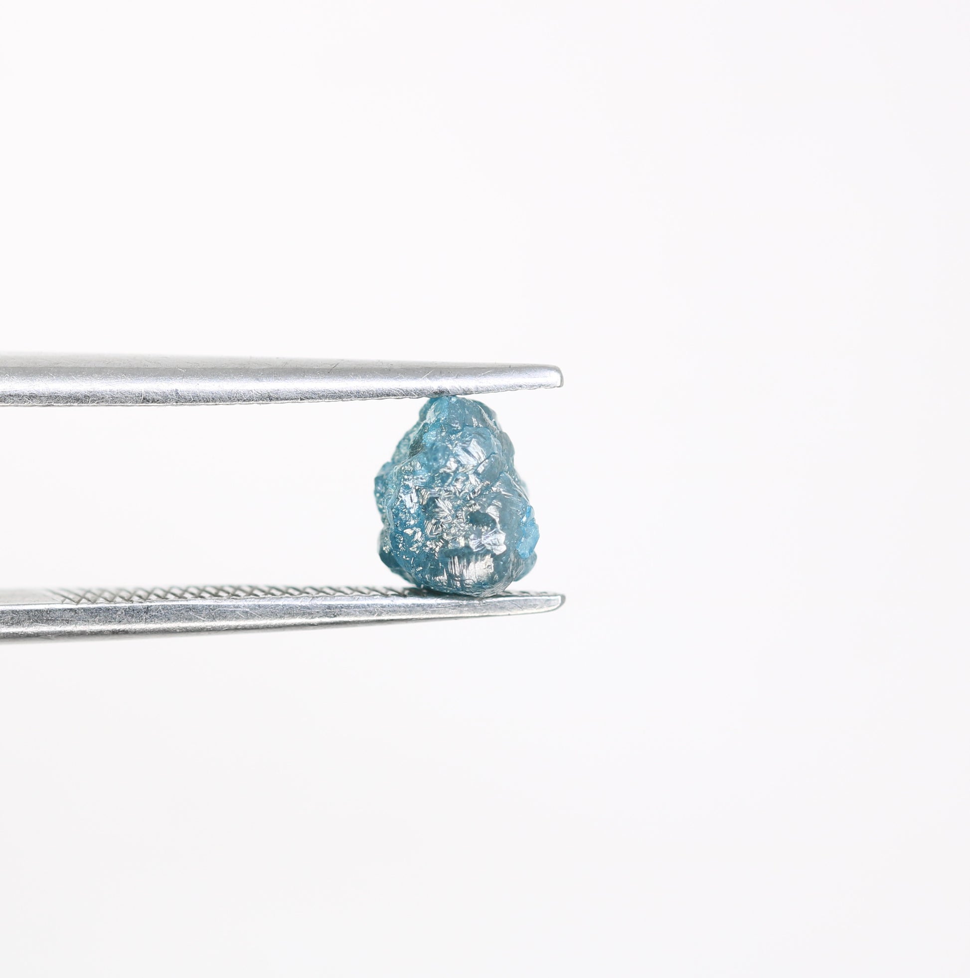 1.31 CT Raw Blue Rough Irregular Cut Diamond For Engagement Ring - JayKrishna Diamond
