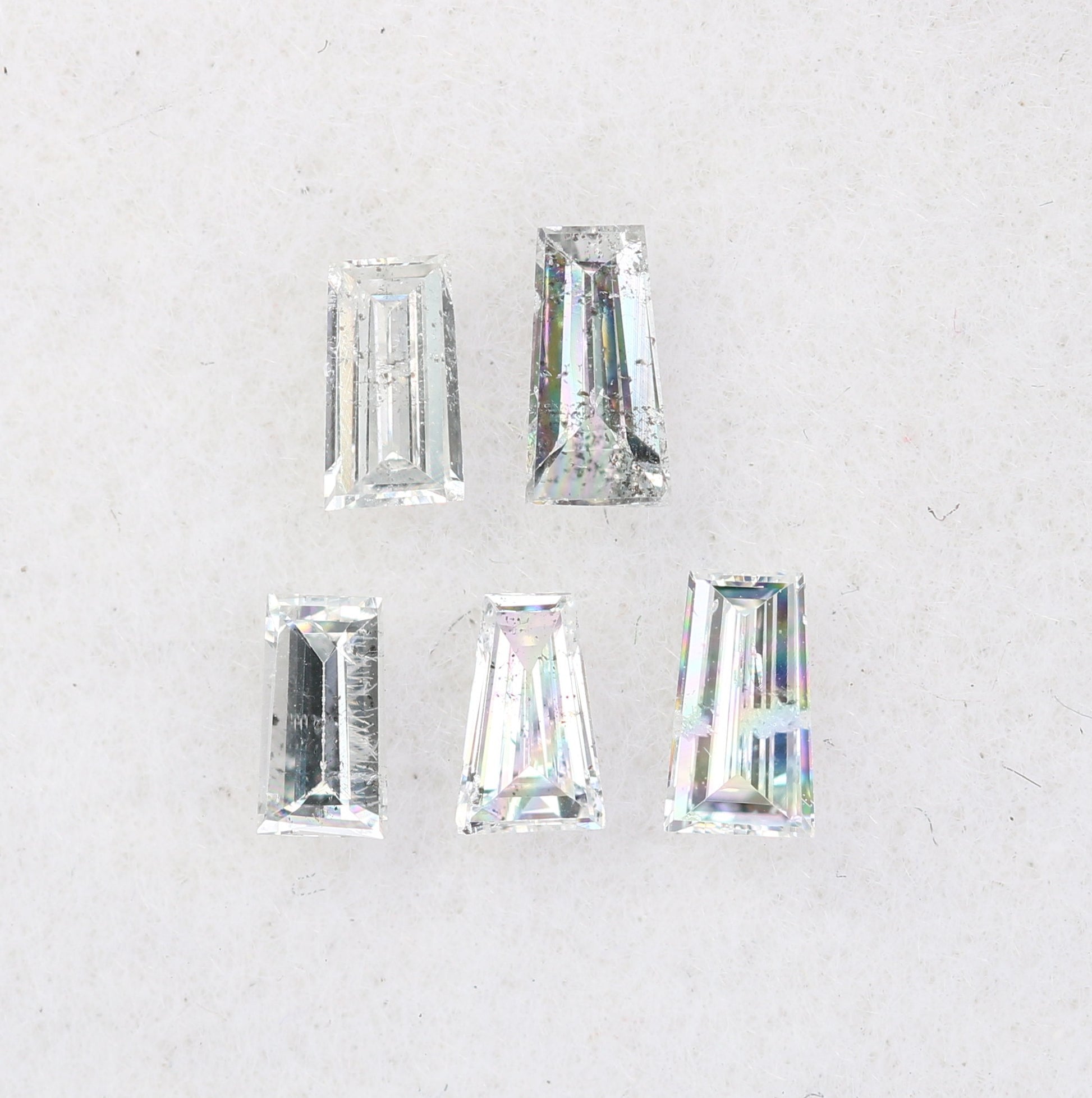 0.33 CT Salt and Pepper Baguette Shape Diamond – Ideal for Engagement Rings | Distinctive Salt and Pepper Baguette Diamond Jewelry - JayKrishna Diamond