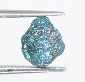 2.23 CT Irregular Cut Raw Blue Rough Diamond For Engagement Ring - JayKrishna Diamond