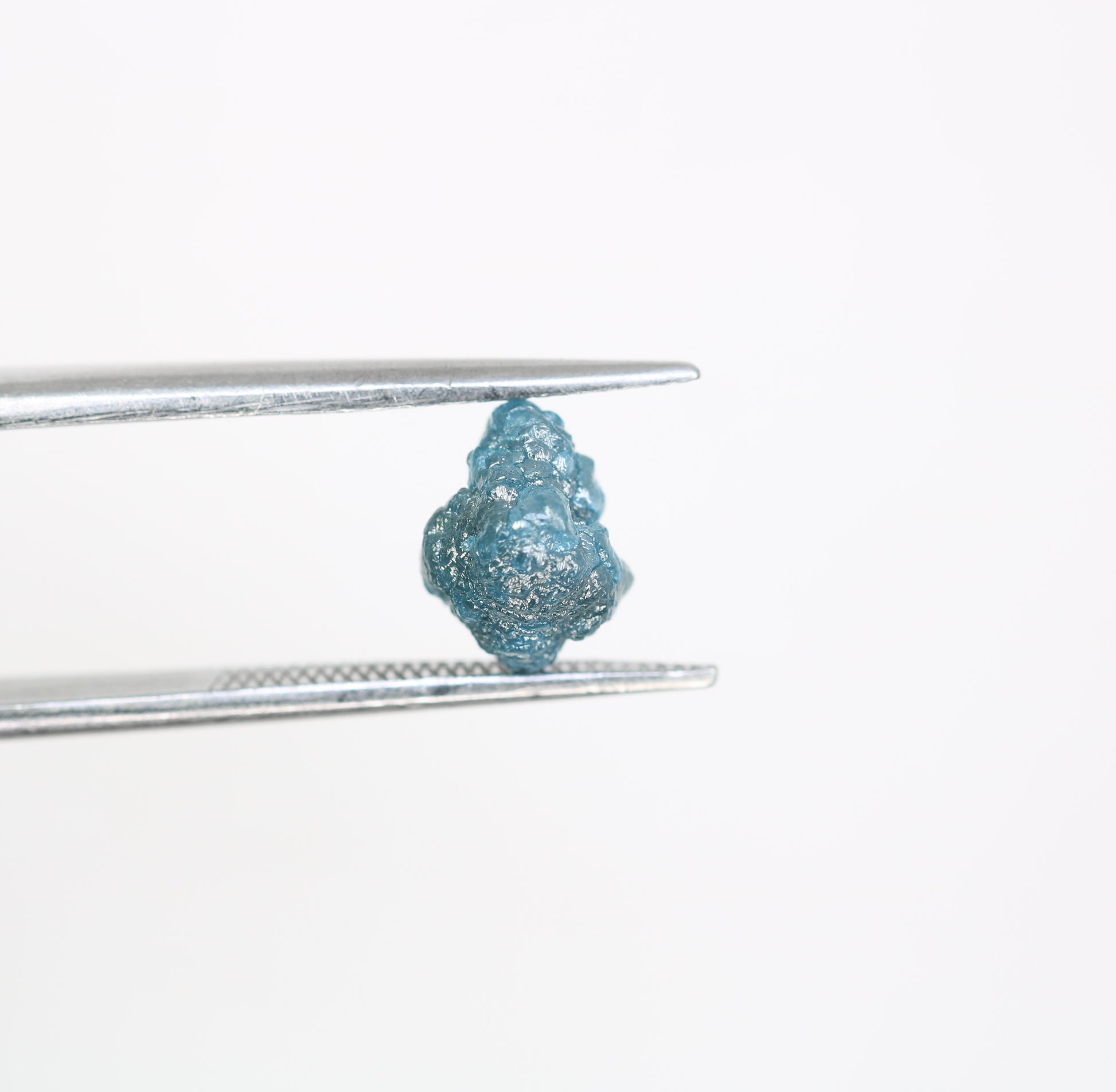 2.23 CT Irregular Cut Raw Blue Rough Diamond For Engagement Ring - JayKrishna Diamond