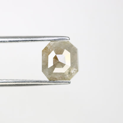 1.06 CT Grey Emerald Cut Natural Diamond For Engagement Ring - JayKrishna Diamond