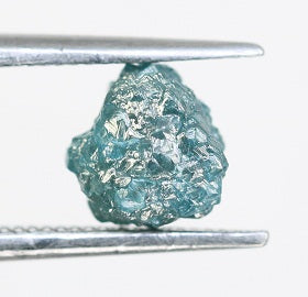 1.49 CT  Blue Irregular Cut Raw Rough Diamond For Engagement Ring - JayKrishna Diamond