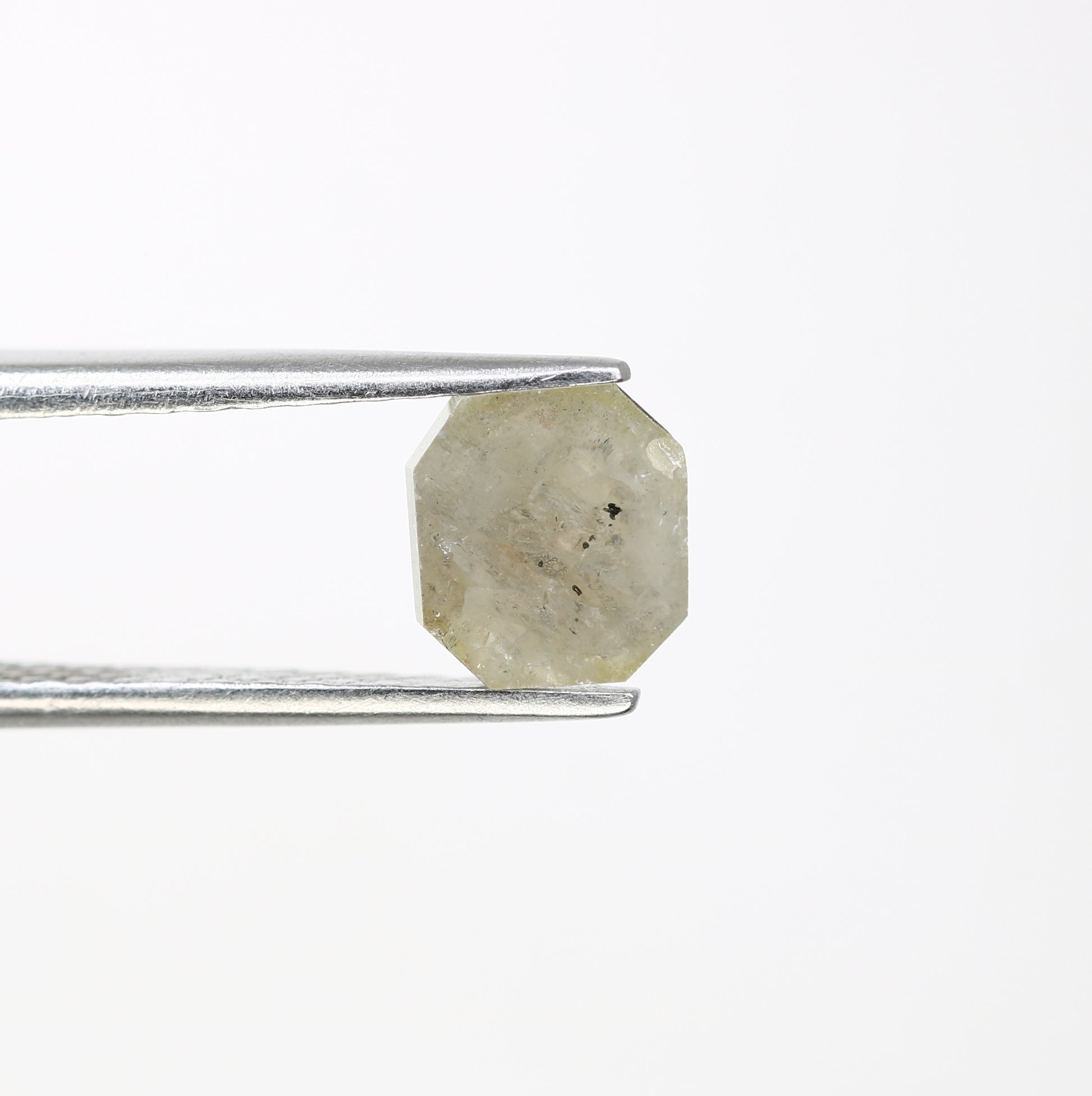 1.06 CT Grey Emerald Cut Natural Diamond For Engagement Ring - JayKrishna Diamond