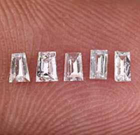 0.29 CT Baguette Cut Salt and Pepper Diamond – Ideal for Engagement Rings | Unique Salt and Pepper Baguette Diamond - JayKrishna Diamond